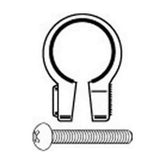 Cateye Spares Mounts & Spares - Hp5 Clamp 19.00-22.8mm